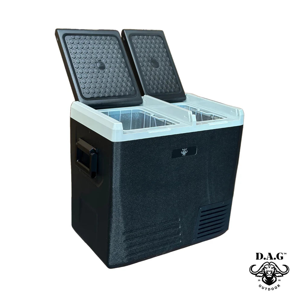 D.A.G 75L DOUBLE DOOR FRIDGE