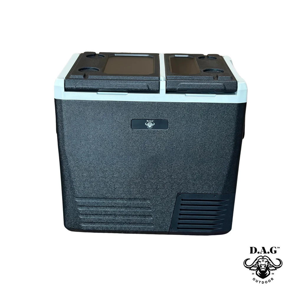 D.A.G 75L DOUBLE DOOR FRIDGE