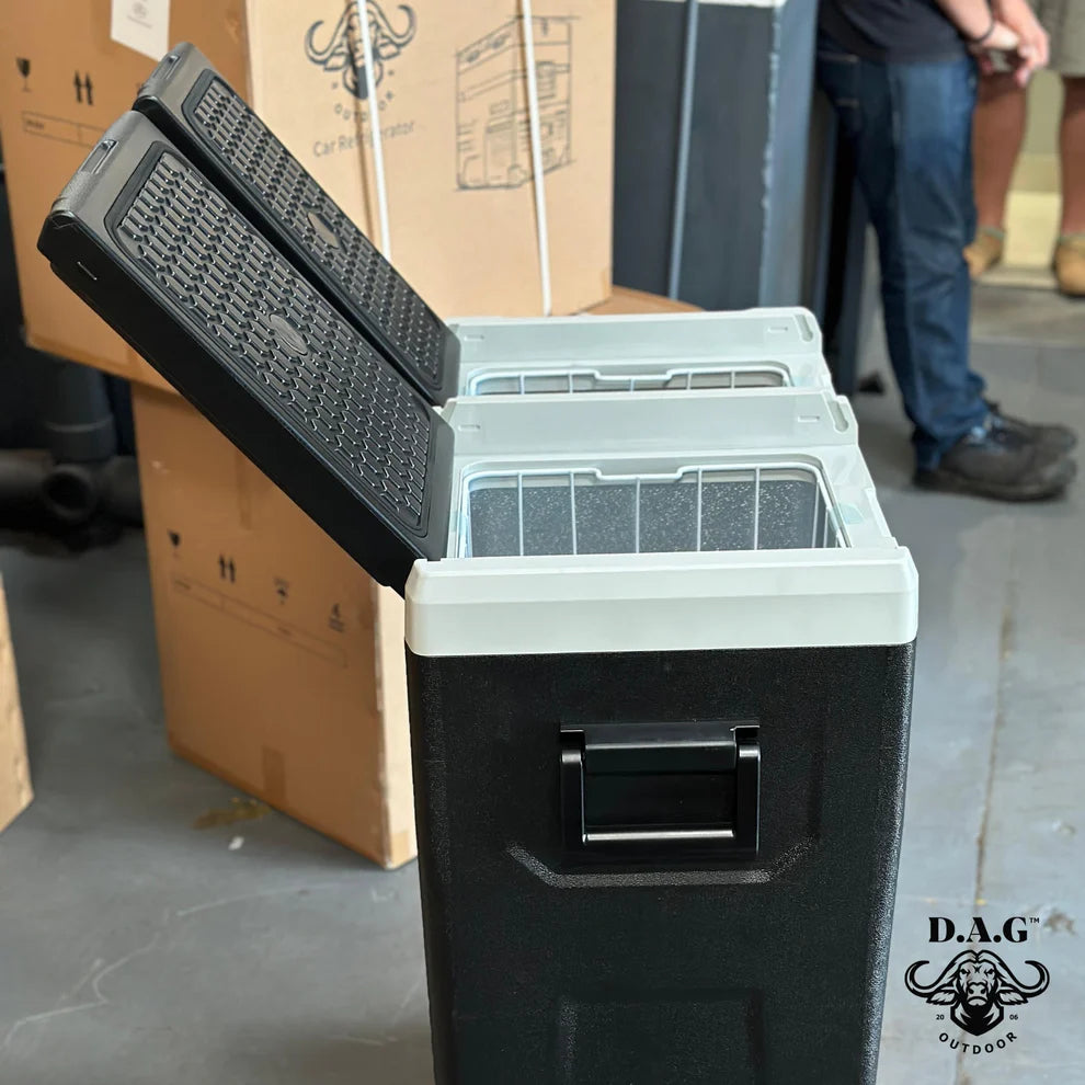 D.A.G 75L DOUBLE DOOR FRIDGE