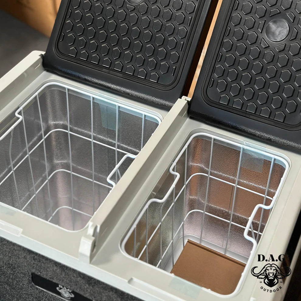 D.A.G 75L DOUBLE DOOR FRIDGE