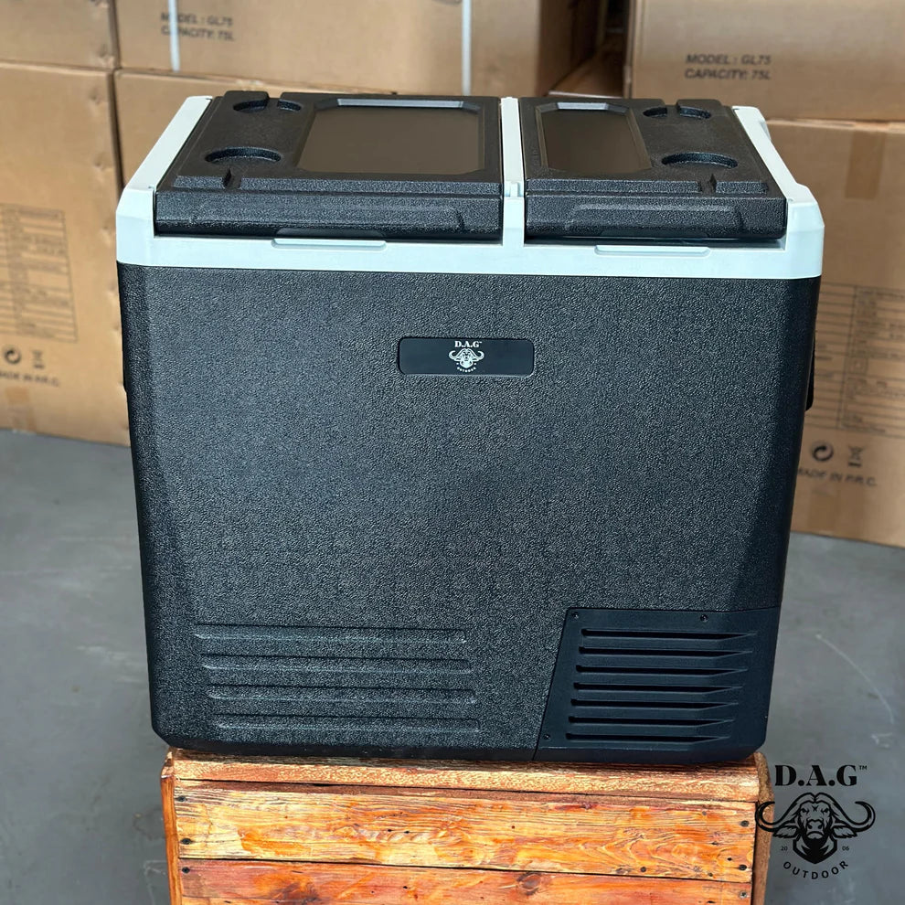 D.A.G 75L DOUBLE DOOR FRIDGE