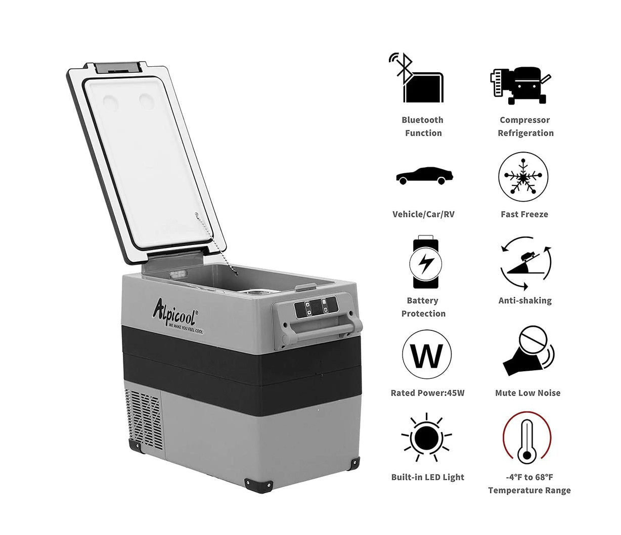 Alpicool CF55 Portable Car Fridge