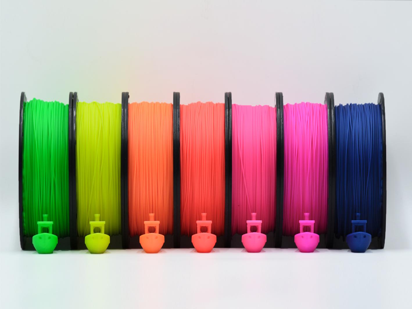 SA Filament -PLA UV Neon Lunar Yellow Filament 1kg, 1.75mm