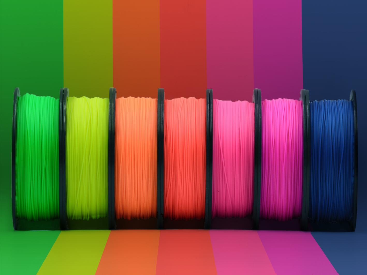 SA Filament -PETG UV Neon Blaze Orange Filament 1kg, 1.75mm