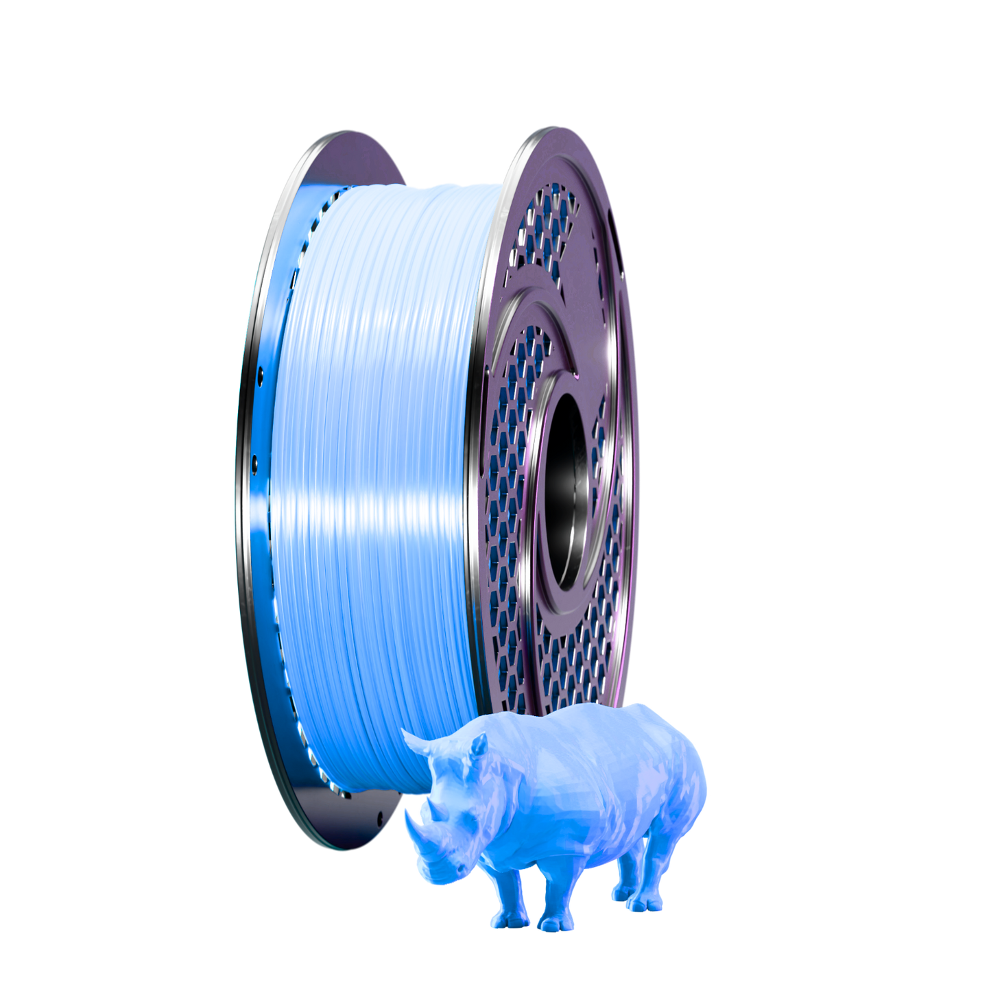 SA Filament -Silk PLA Plus Chrome Blue Filament 1kg, 1.75mm