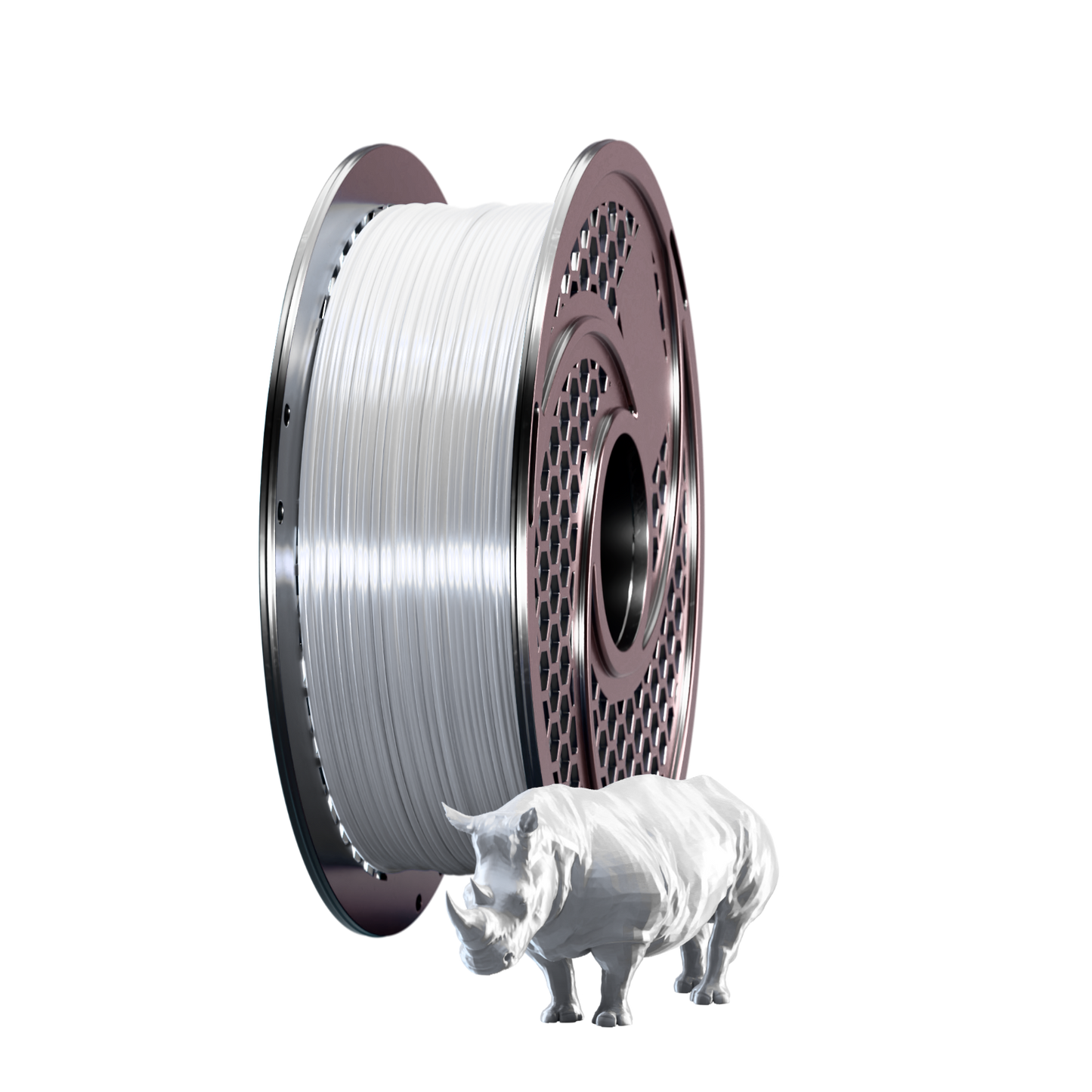 SA Filament -Silk PLA Plus Chrome Silver Filament 1kg, 1.75mm