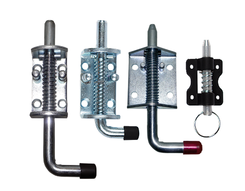 SPRING BOLT LATCHES - 170mm x 12mm DIA