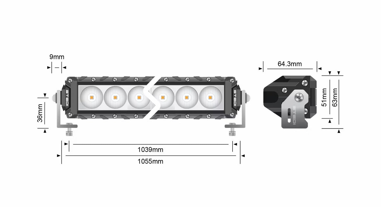 STEDI ST3K 41.5 INCH 40 LED SLIM LED LIGHT BAR
