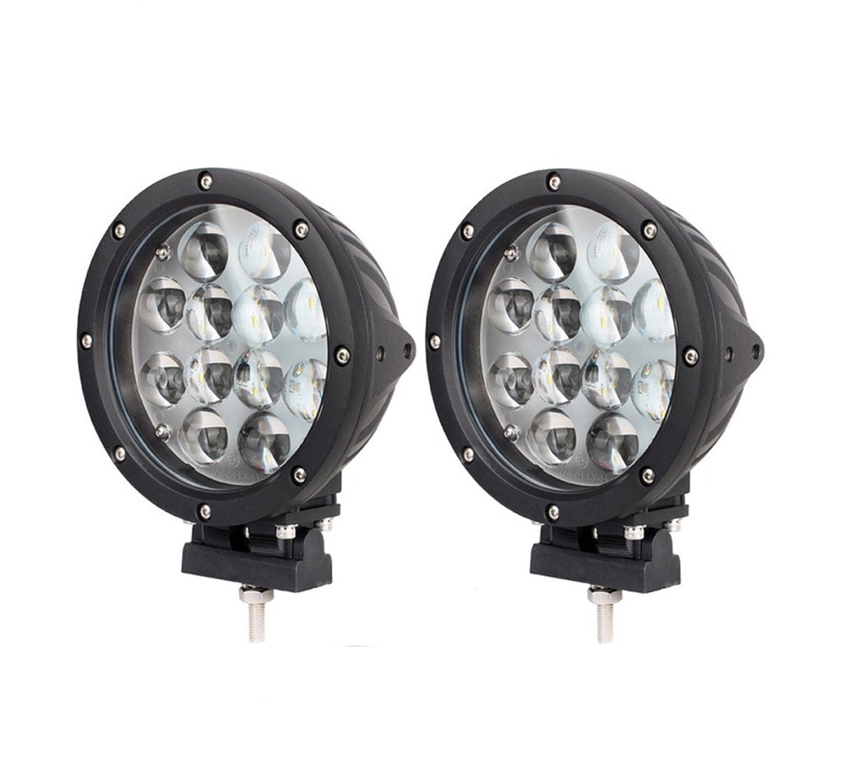 60W 7" LED SPOT LIGHTS PAIR