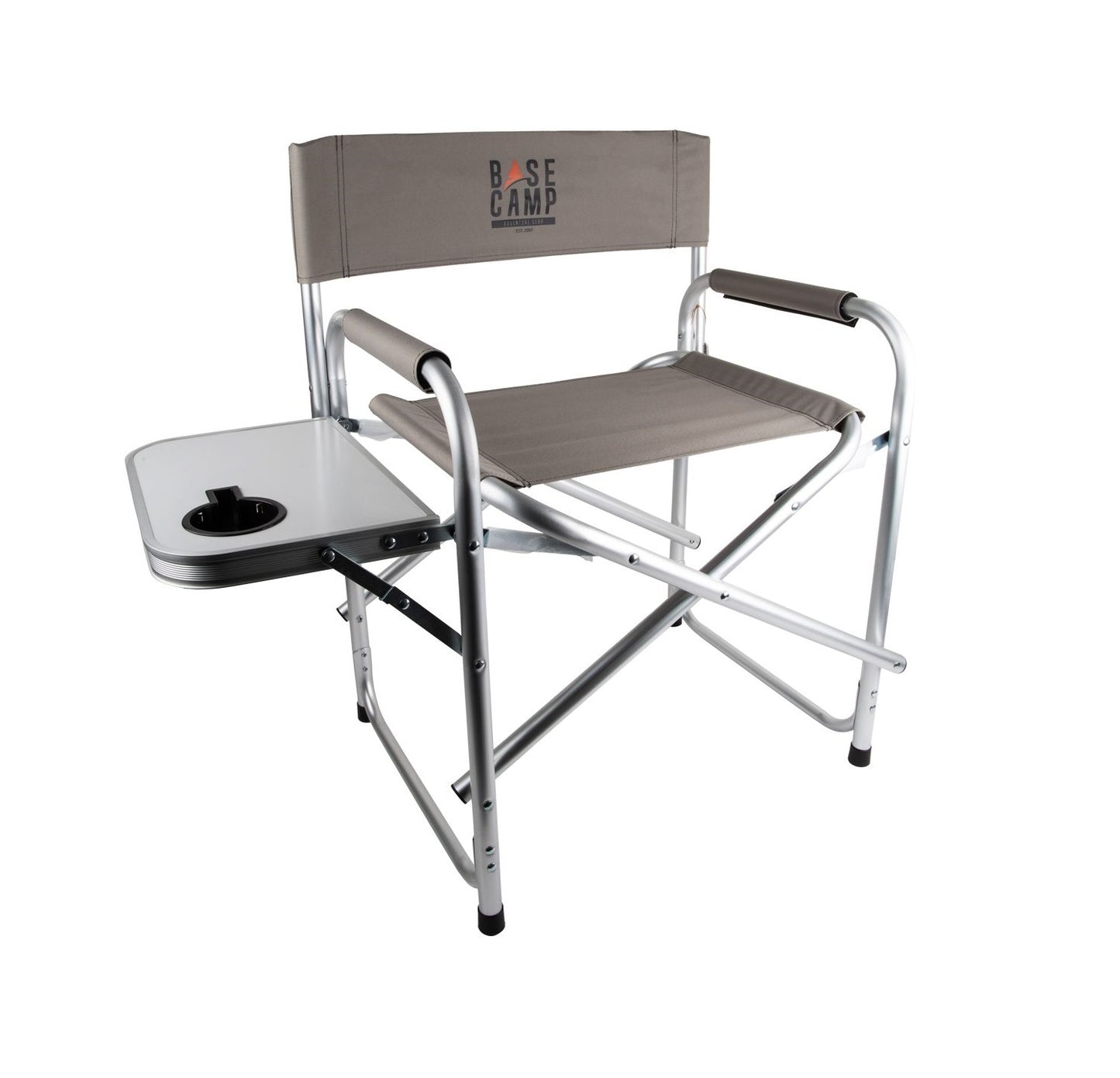 BASECAMP DIRECTORS CHAIR ALUMINIUM WITH TABLE