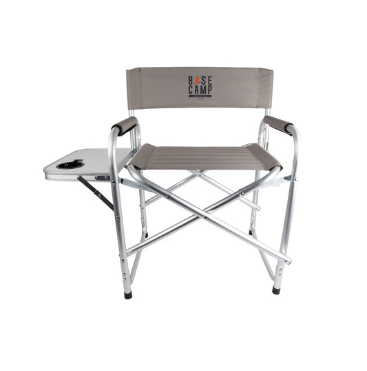 BASECAMP DIRECTORS CHAIR ALUMINIUM WITH TABLE