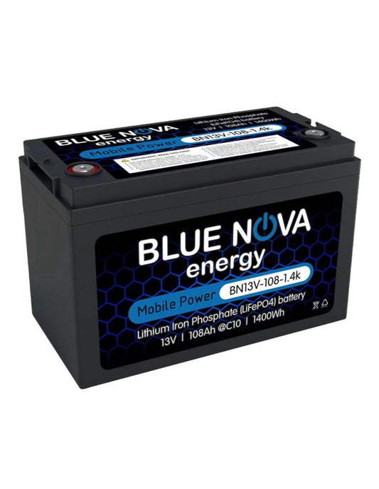 BLUE NOVA LiFePO4 12V 108AH BATTERY