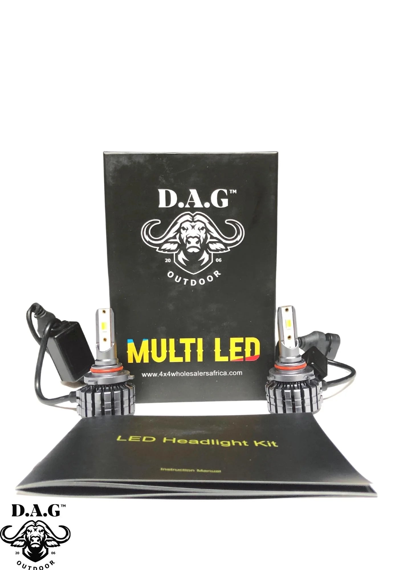 D.A.G. H4 MULTI COLOR LED HEADLIGHT REPLACEMENT GLOBE