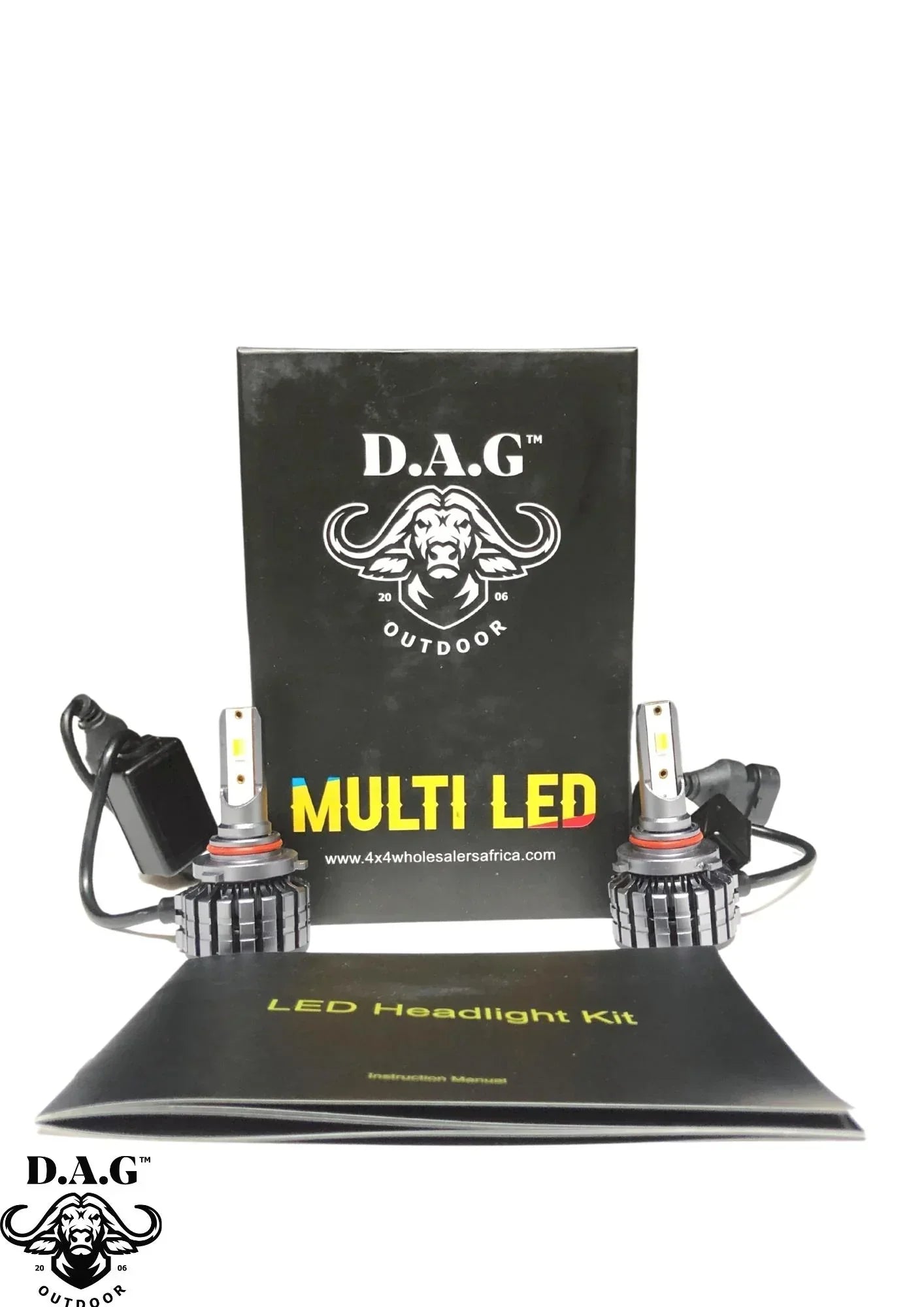 D.A.G. HB3/9005 MULTI COLOR LED HEADLIGHT REPLACEMENT GLOBE