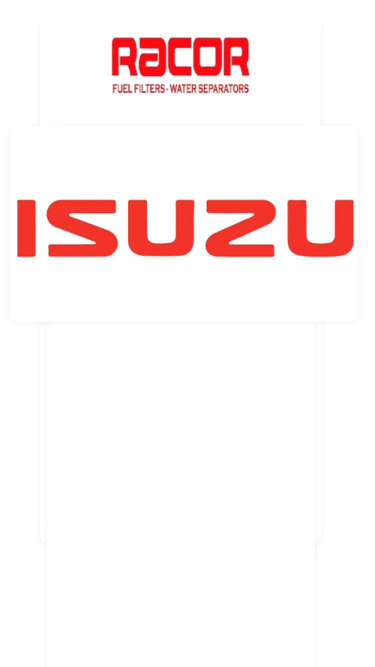 RACOR FUEL FILTERSWATER SEPARATOR KIT ISUZU DMAX 3.0 & 2.5 Outdoor DIY