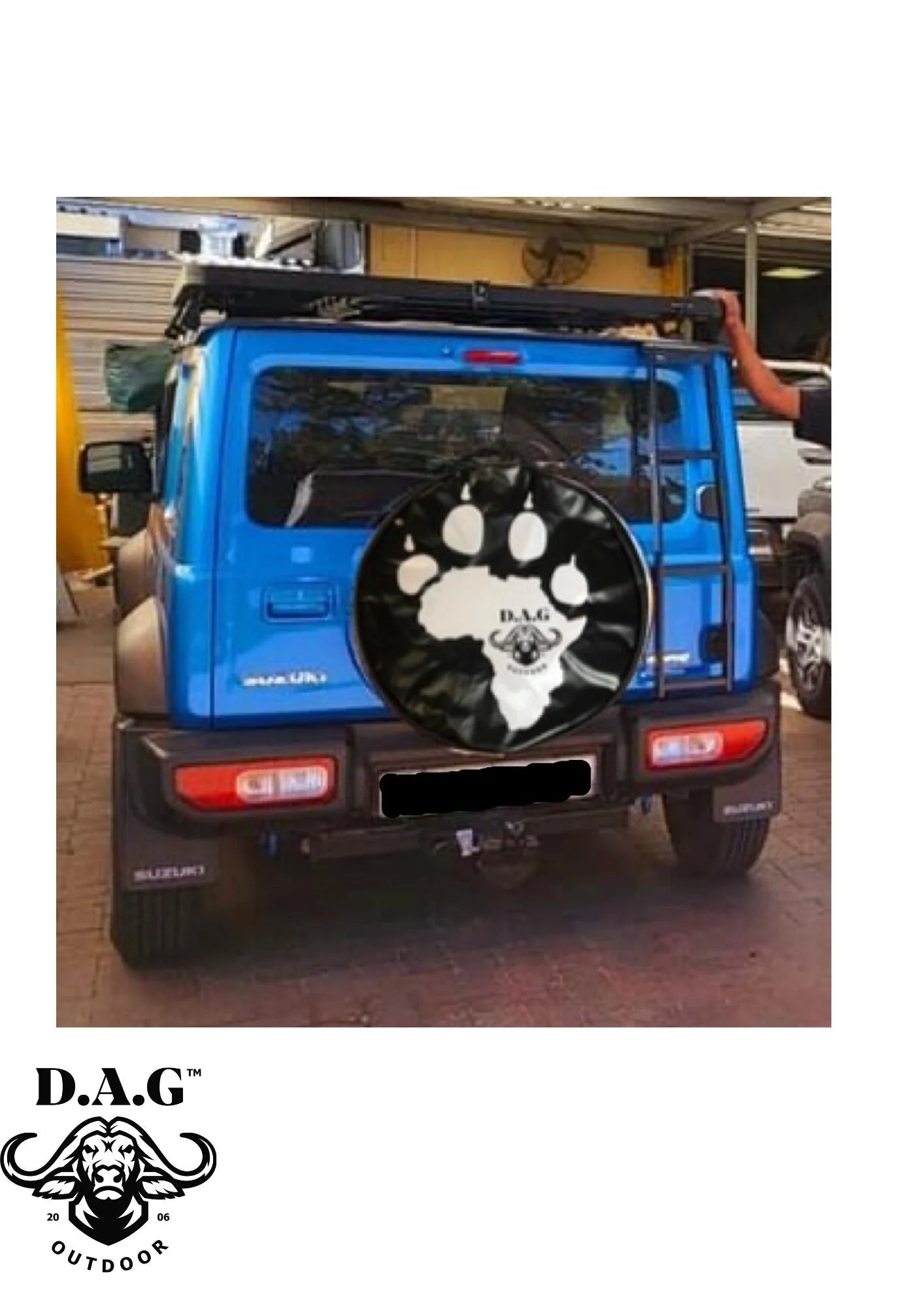 SUZUKI JIMNY SPARE WHEEL COVER D.A.G AFRICA