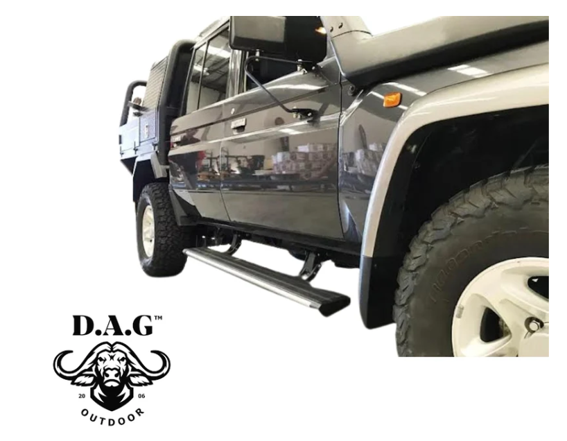 D.A.G LC 79 SERIES ELECTRIC SIDE STEPS (DOUBLE CAB)