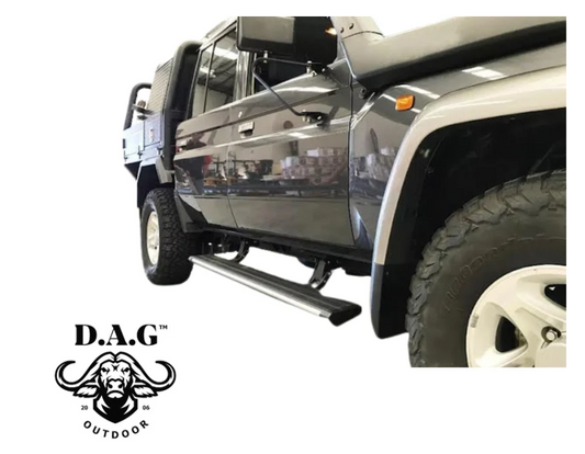 D.A.G LC 79 SERIES ELECTRIC SIDE STEPS (DOUBLE CAB)