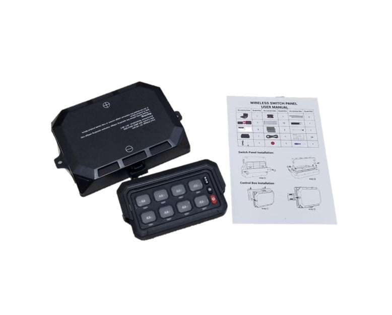 8 GANG WIRELESS SWITCH PANEL