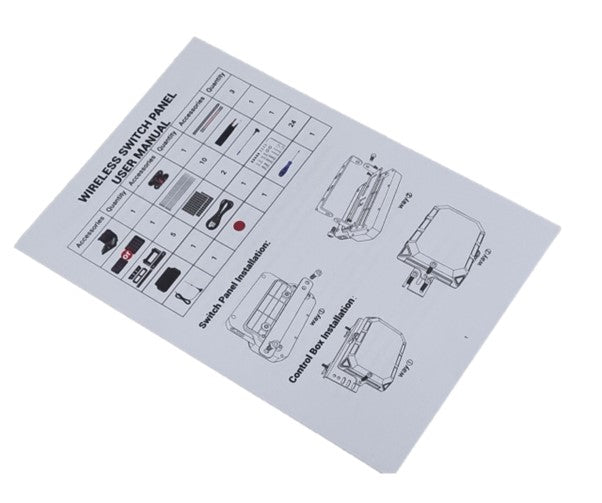 8 GANG WIRELESS SWITCH PANEL