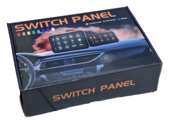 8 GANG WIRED SWITCH PANEL