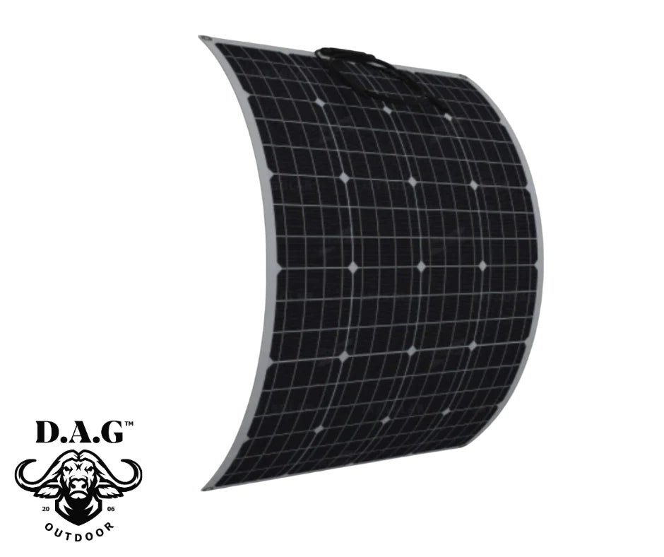 D.A.G MONOCRYSTALLINE 100 W 18V FLEXIBLE SOLAR PANEL
