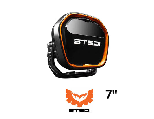 STEDI TYPE-X EVO 7 INCH DRIVING LIGHTS [FLOOD]