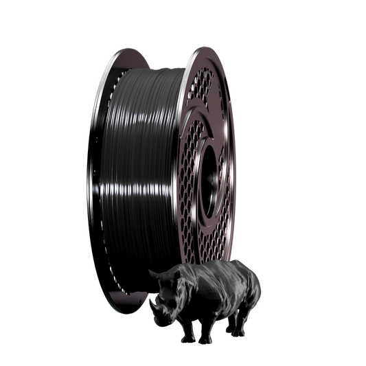 SA Filament -Silk PLA Plus Gloss Black Filament 1kg, 1.75mm