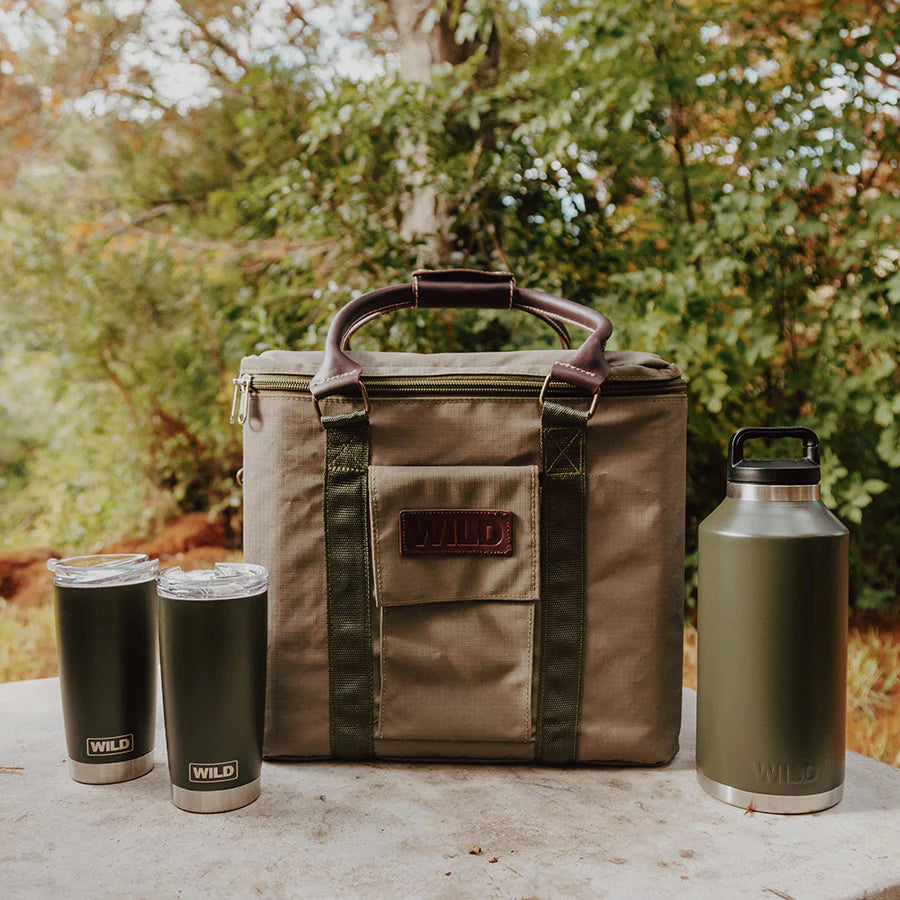WILD COOLERS - SOFT SHELL 25 COOLER CAMO GREEN