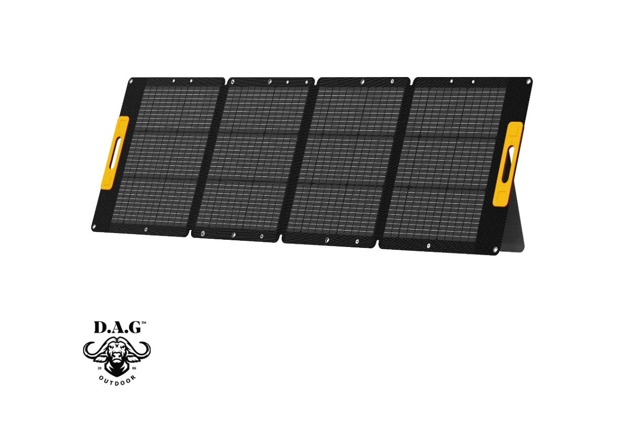 D.A.G MONOCRYSTALLINE SILICON 200W 19.4V PORTABLE CAMPING SOLAR PANEL