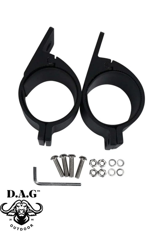 D.A.G 3" (76mm) SPOTLIGHT CLAMP SET - BLACK