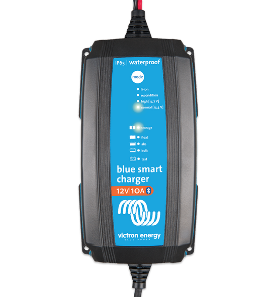 Victron Blue Smart IP65 Charger (230V) IP65 12/10 +DC CONNECTOR