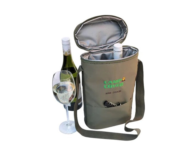 CAMP COVER COOLER TWO BOTTLE WINE