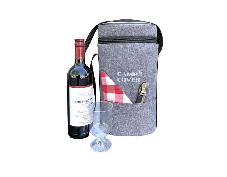 CAMP COVER COOLER TWO BOTTLE WINE