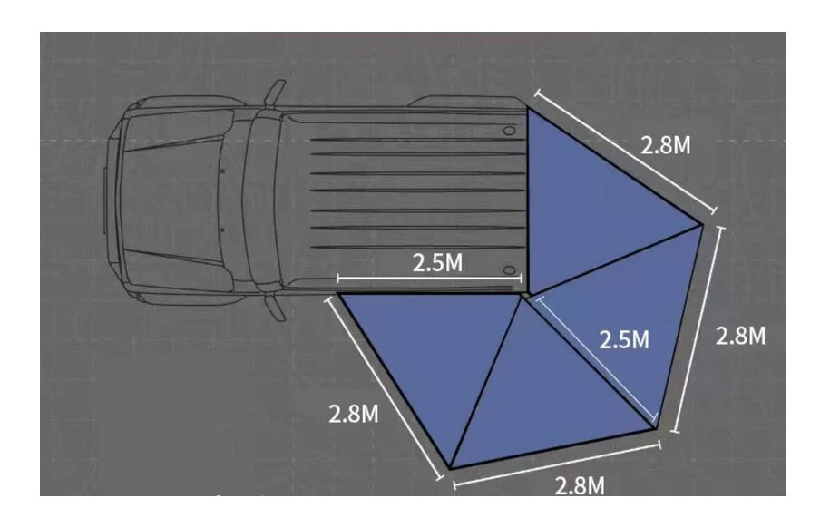 D.A.G 270 DEGREE BUFFALO WING AWNING