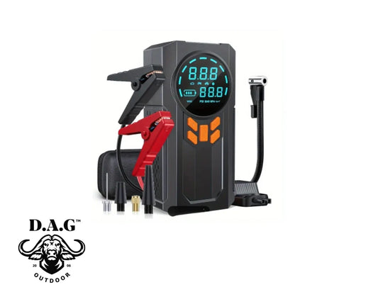 D.A.G PORTABLE COMPRESSOR AND JUMP STARTER