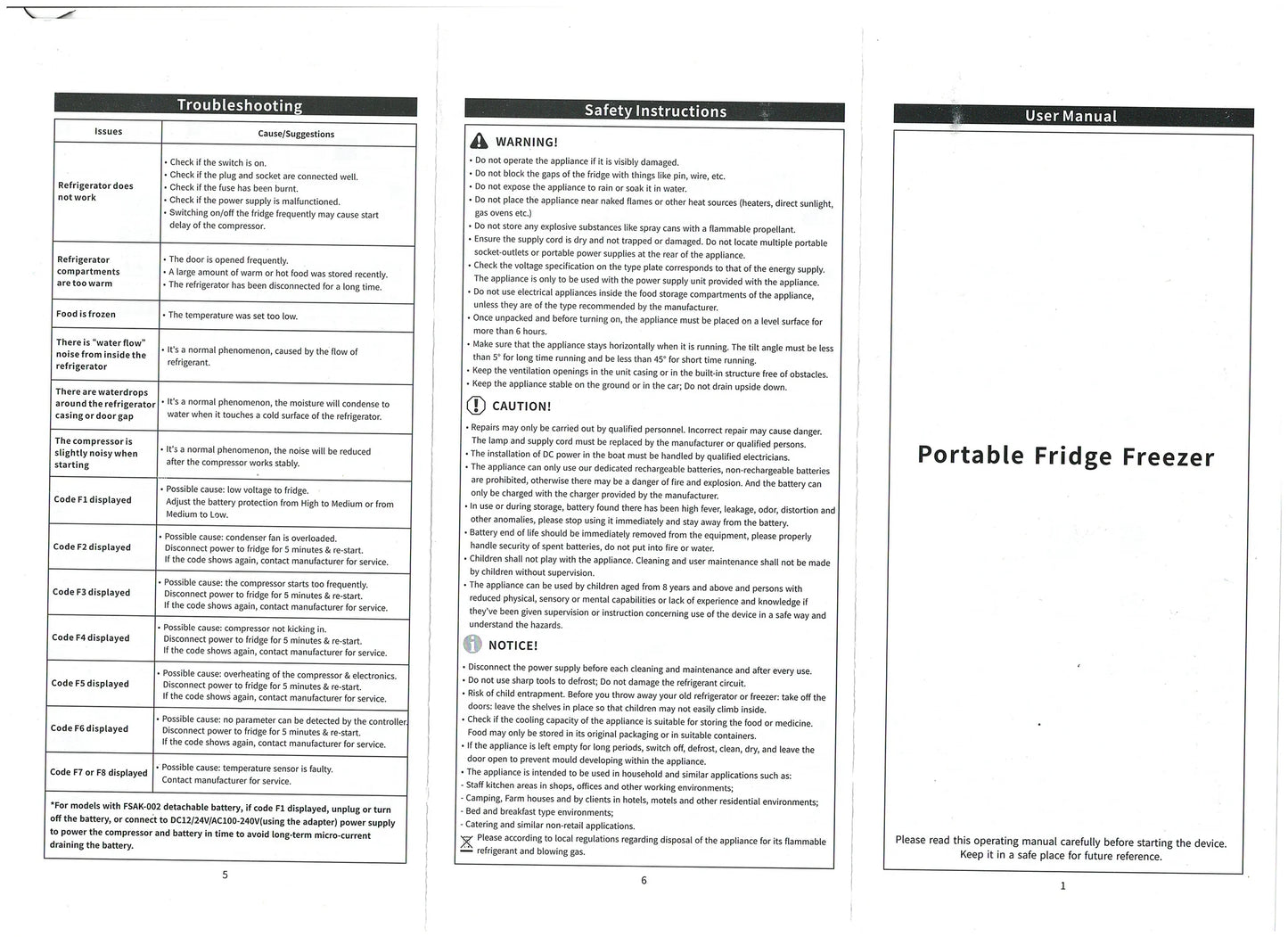 D.A.G 50L SINGLE DOOR FRIDGE