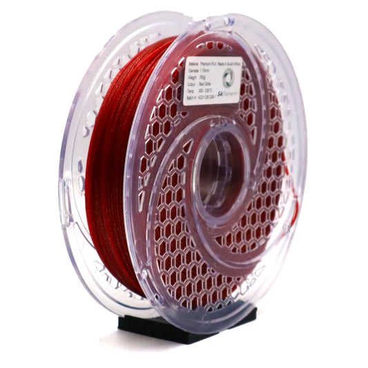 SA Filament -PLA Premium Glitter Red Filament 750g, 1.75mm