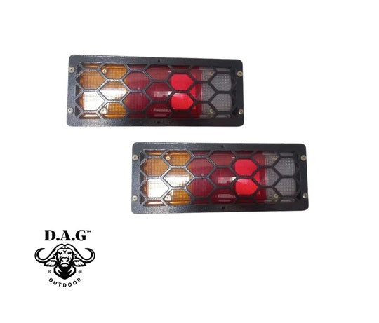 D.A.G LAND CRUISER 79 SERIES HONEYCOMB TAIL LIGHT COVER SET