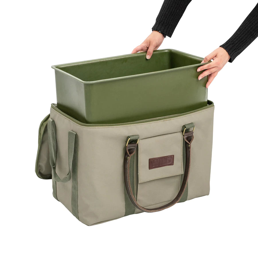 WILD COOLERS - SOFT SHELL 45 COOLER CAMO GREEN