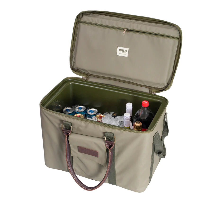 WILD COOLERS - SOFT SHELL 45 COOLER CAMO GREEN